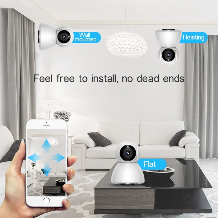 720P HD 1.0 MP Wireless IP Camera, Support Infrared Night Vision / Motion Detection / APP Control, EU Plug, 720P 720P HD 1.0 MP Wireless IP Camera, Support Infrared Night Vision / Motion Detection / APP Control, EU Plug, 720P
